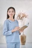  Bộ đồ mặc nhà Cotton quần dài tay dài  -  1MNWO24224D 