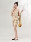 Bộ WONNER by WINNY mặc nhà tole lanh quần ngắn không tay 2MNLA26009N 