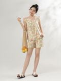  Bộ WONNER by WINNY mặc nhà tole lanh quần ngắn không tay 2MNLA26009N 