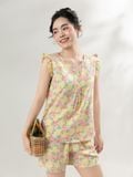 Bộ WONNER by WINNY mặc nhà tole lanh quần ngắn không tay 2MNLA26009N 