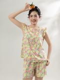  Bộ WONNER by WINNY mặc nhà tole lanh quần ngắn không tay 2MNLA26009N 