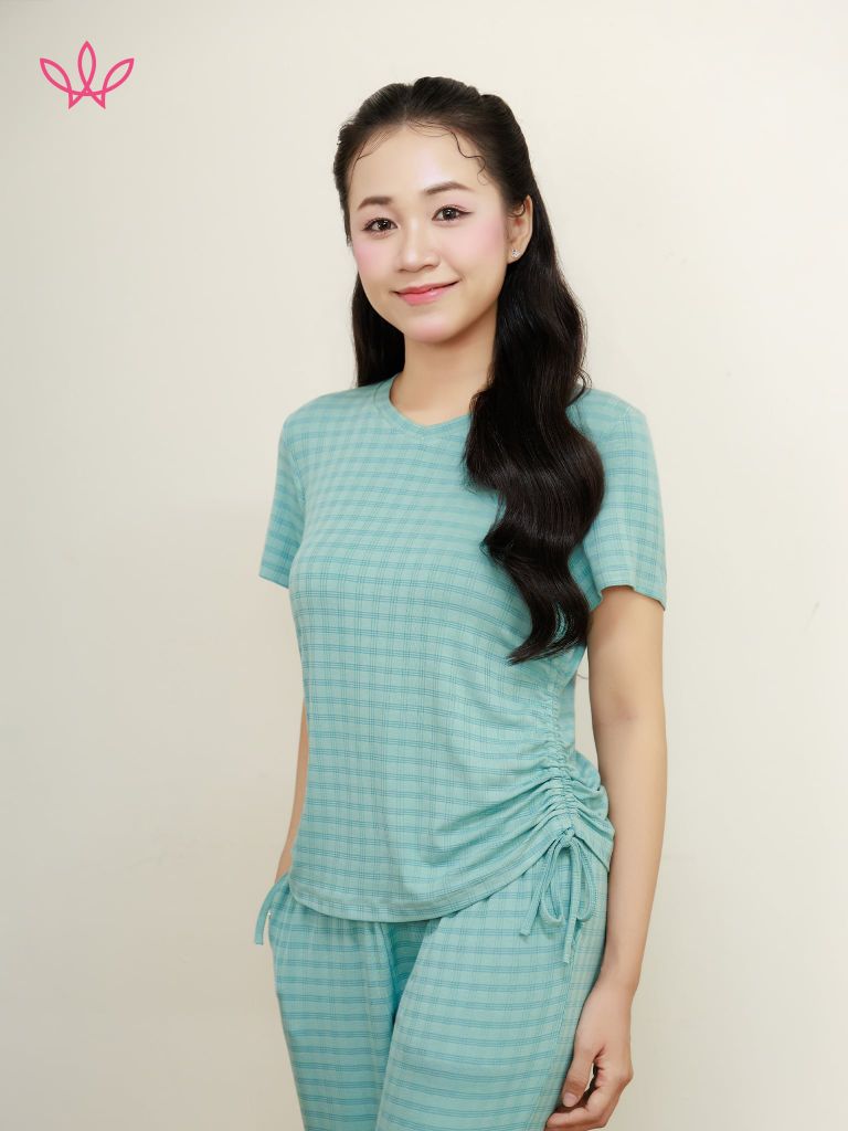 Bộ WINNY cotton quần dài tay ngắn 1MNCT26016D