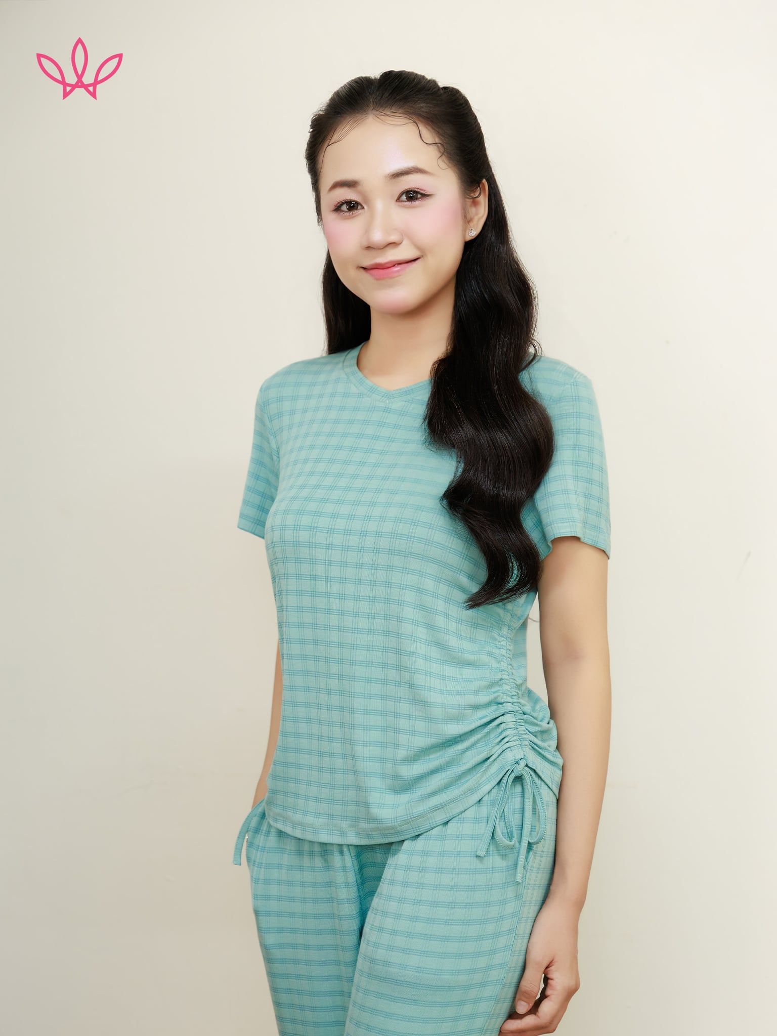 Bộ WINNY cotton quần dài tay ngắn 1MNCT26016D