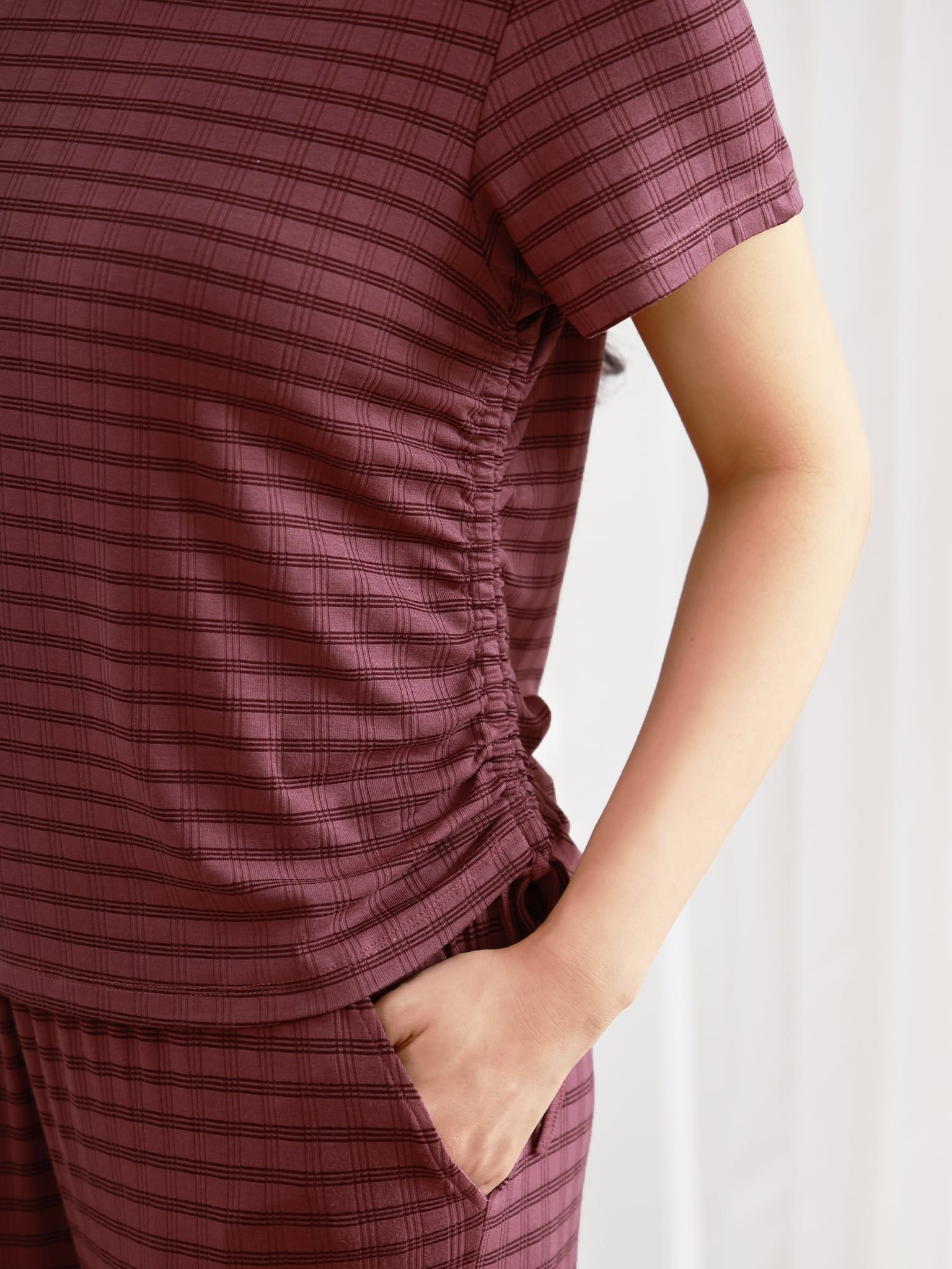 Bộ WINNY cotton quần dài tay ngắn 1MNCT26016D