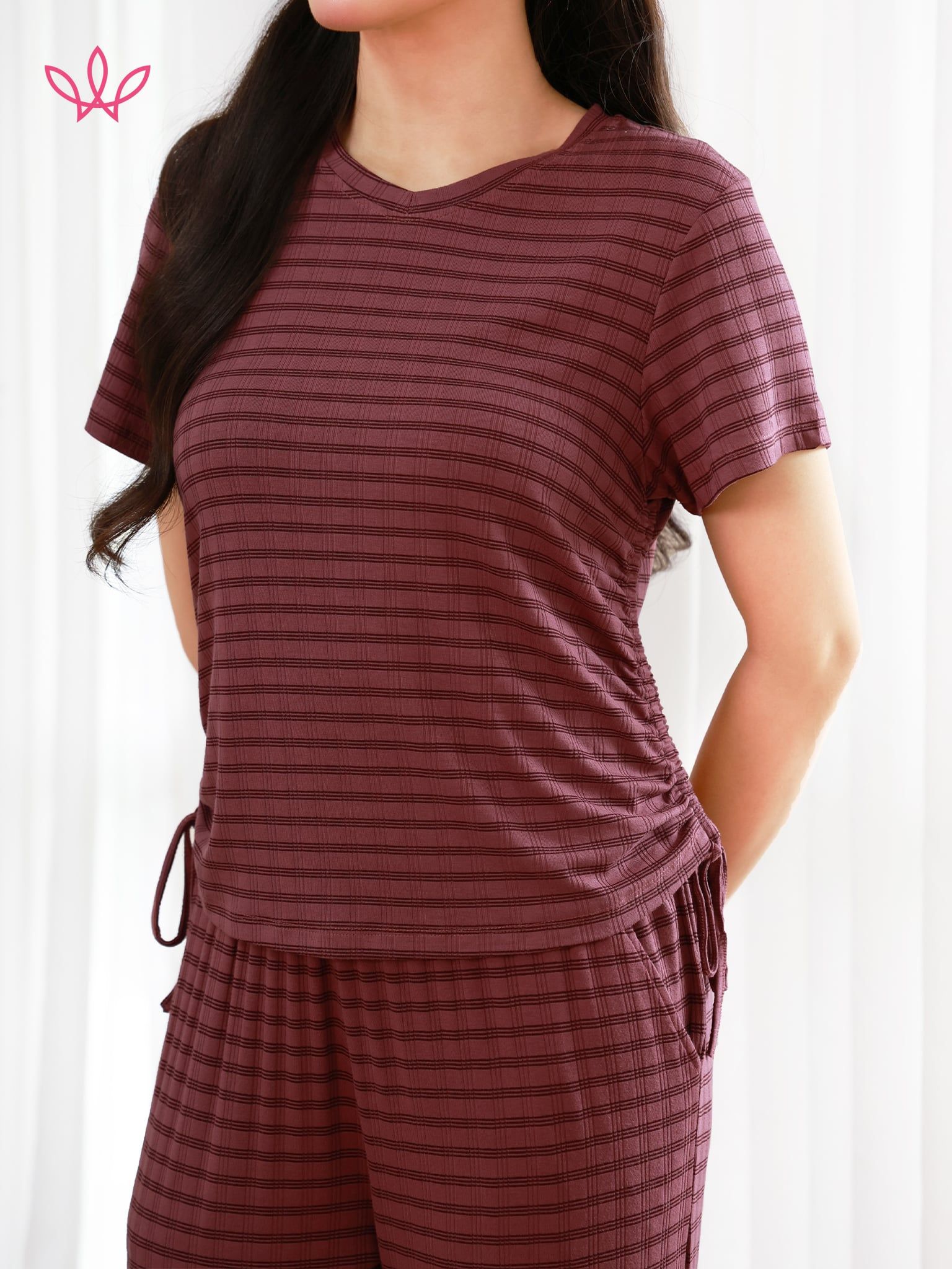Bộ WINNY cotton quần dài tay ngắn 1MNCT26016D