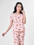  Bộ đồ mặc nhà Woven quần lửng tay ngắn  -  2MNWO24034N 
