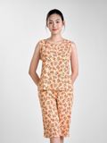  Bộ đồ mặc nhà Lanh quần ngắn không tay  -  2MNLA24012S 