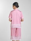  Bộ đồ ngủ Pijama lụa satin quần lửng tay ngắn  -  1MNSA24114N 