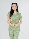  Bộ WONNER BY WINNY tole lanh quần dài tay ngắn 2MNLA25022D 