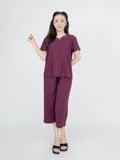  Bộ WONNER BY WINNY lụa gấm quần culottes tay ngắn 2MNLG26010C 