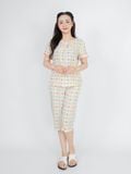  Bộ WONNER BY WINNY tole lanh quần lửng tay ngắn 2MNLA26019L 