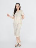  Bộ WONNER BY WINNY tole lanh quần lửng tay ngắn 2MNLA26019L 
