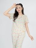  Bộ WONNER BY WINNY tole lanh quần lửng tay ngắn 2MNLA26019L 