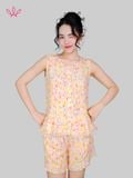  Bộ WONNER by WINNY mặc nhà tole lanh quần ngắn không tay 2MNLA26007N 