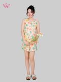  Bộ WONNER by WINNY mặc nhà tole lanh quần ngắn không tay 2MNLA26007N 
