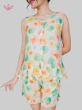  Bộ WONNER by WINNY mặc nhà tole lanh quần ngắn không tay 2MNLA26007N 