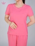  Bộ WONNER BY WINNY lụa gấm quần culottes tay ngắn 2MNLG26010C 