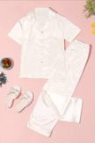  Bộ WINNY sateen quần dài tay ngắn 1MNSA26001D 