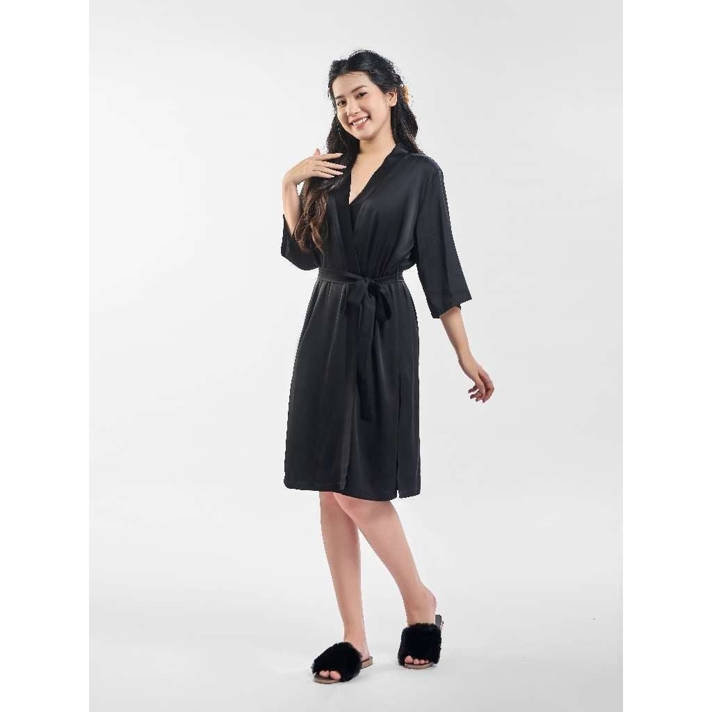 Áo choàng ngủ Polyester  -  1MNSA23139A