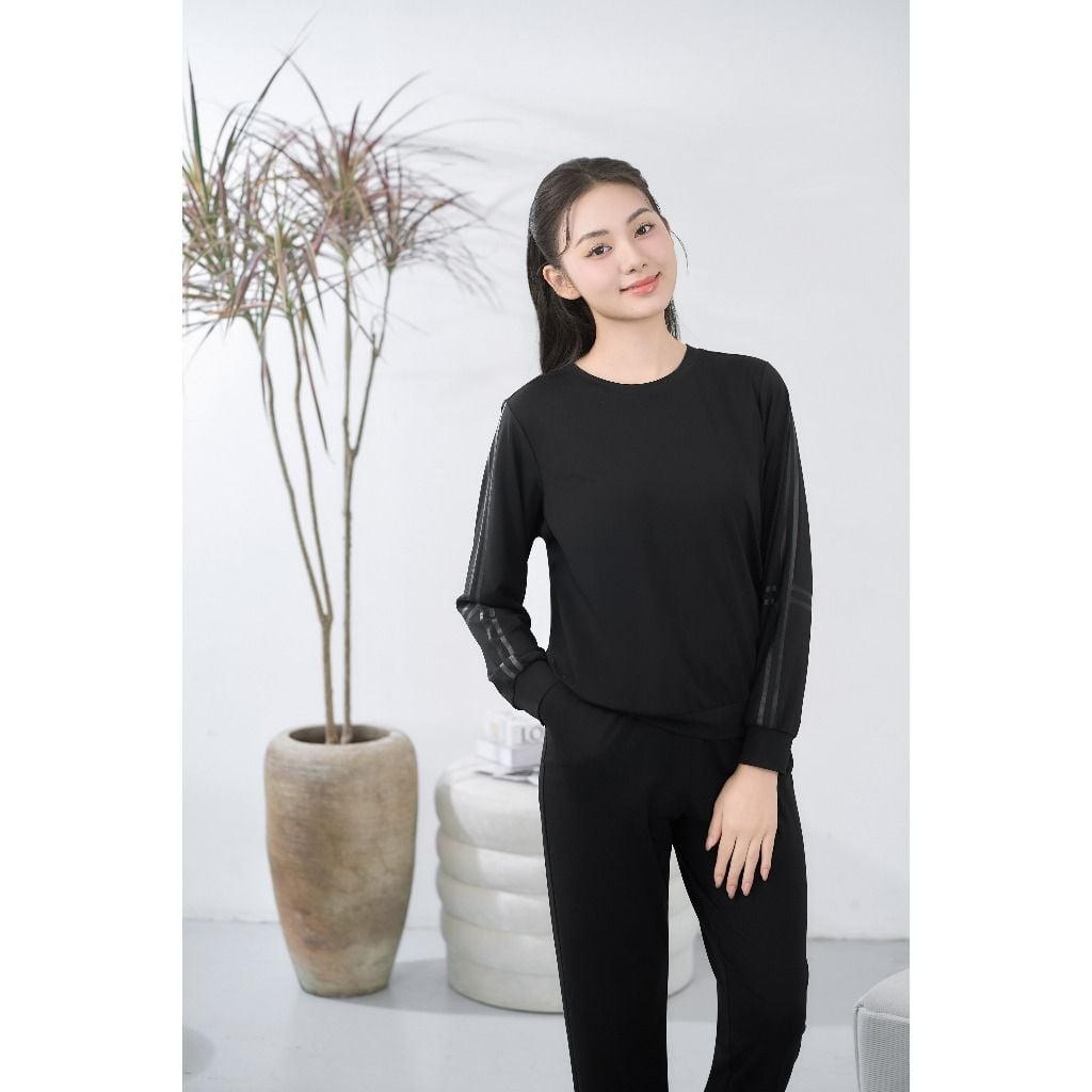Bộ đồ mặc nhà Rayon quần dài tay dài  -  2MNRA24040D