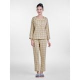  Bộ đồ ngủ Pijama Cotton quần dài tay dài  -  1MNWO24220D 
