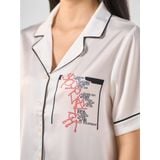  Bộ đồ mặc nhà lụa satin Dài - 1MNSA23132D 