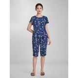  Bộ đồ mặc nhà Lanh quần lửng tay ngắn  -  2MNLA24023N 