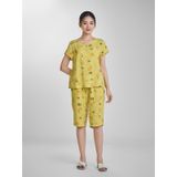  Bộ đồ mặc nhà Lanh quần lửng tay ngắn  -  2MNLA24023N 