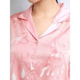  Đồ mặc nhà lụa satin dài 2MNSA22623D 