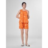  Bộ đồ mặc nhà Lanh quần ngắn không tay  -  2MNLA24028B 