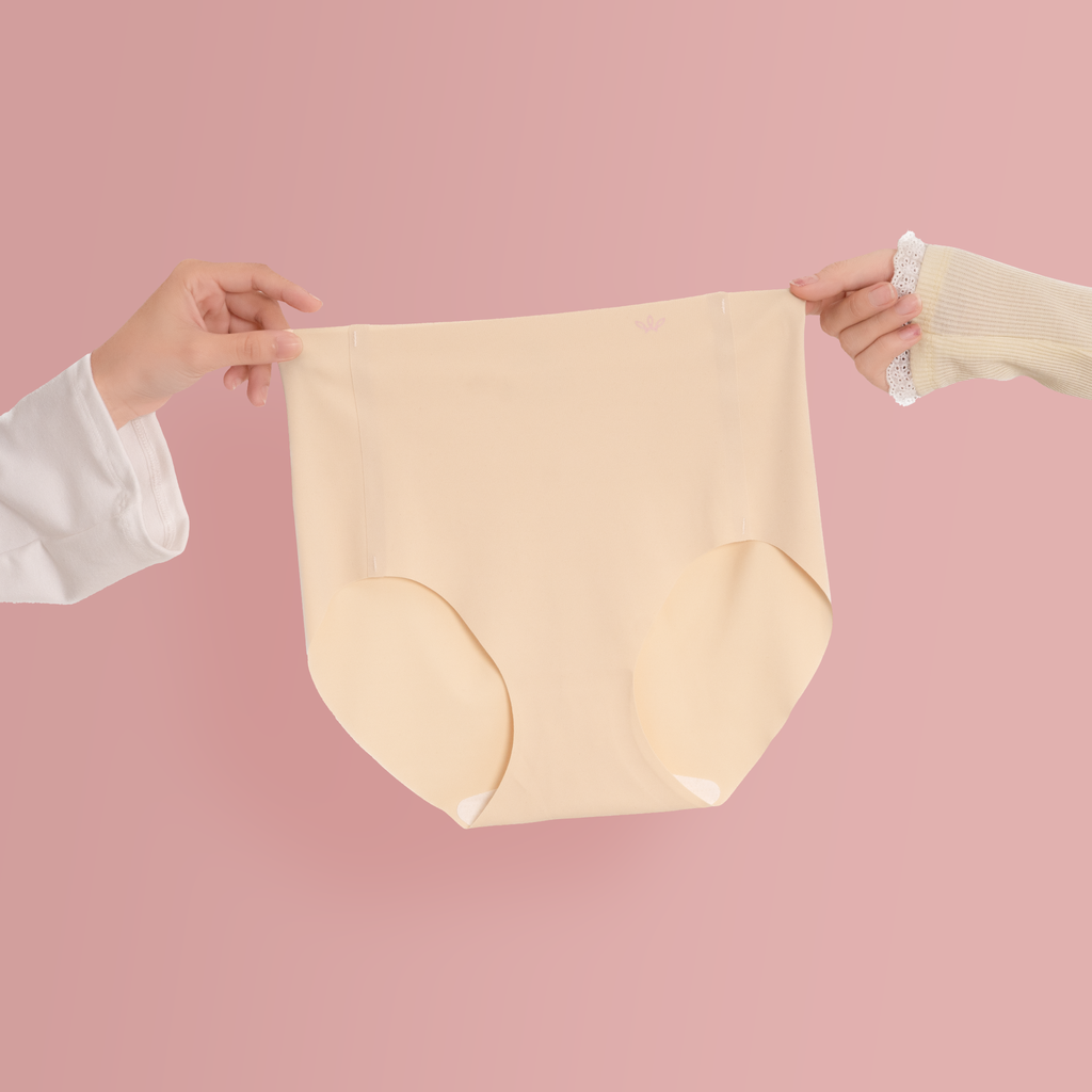 Quần lót su nữ Winny lưng cao không lộ viền mềm mại thấm hút thoáng khí QL25003 - Da nhạt