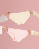  Quần lót su nữ Winny lưng thấp không đường may mềm mại thấm hút thoáng khí QL25001 - Hồng nhạt 