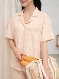  Bộ đồ ngủ Pijama Cotton quần ngắn tay ngắn  -  1MNCT25046C 