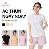  Áo WINNY cotton tay ngắn 235gsm 1HACT26001N 