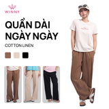  Quần WINNY cotton linen dài 1HQLN26001D 