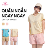  Quần WINNY cotton linen ngắn 1HQLN26003N 