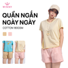  Quần WINNY cotton linen ngắn 1HQLN26003N 