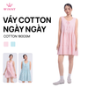  Váy  WINNY cotton lửng không tay 1HVCT26004N 