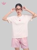 Bộ WINNY cotton quần ngắn tay ngắn 180gsm 1MNCT26002N 