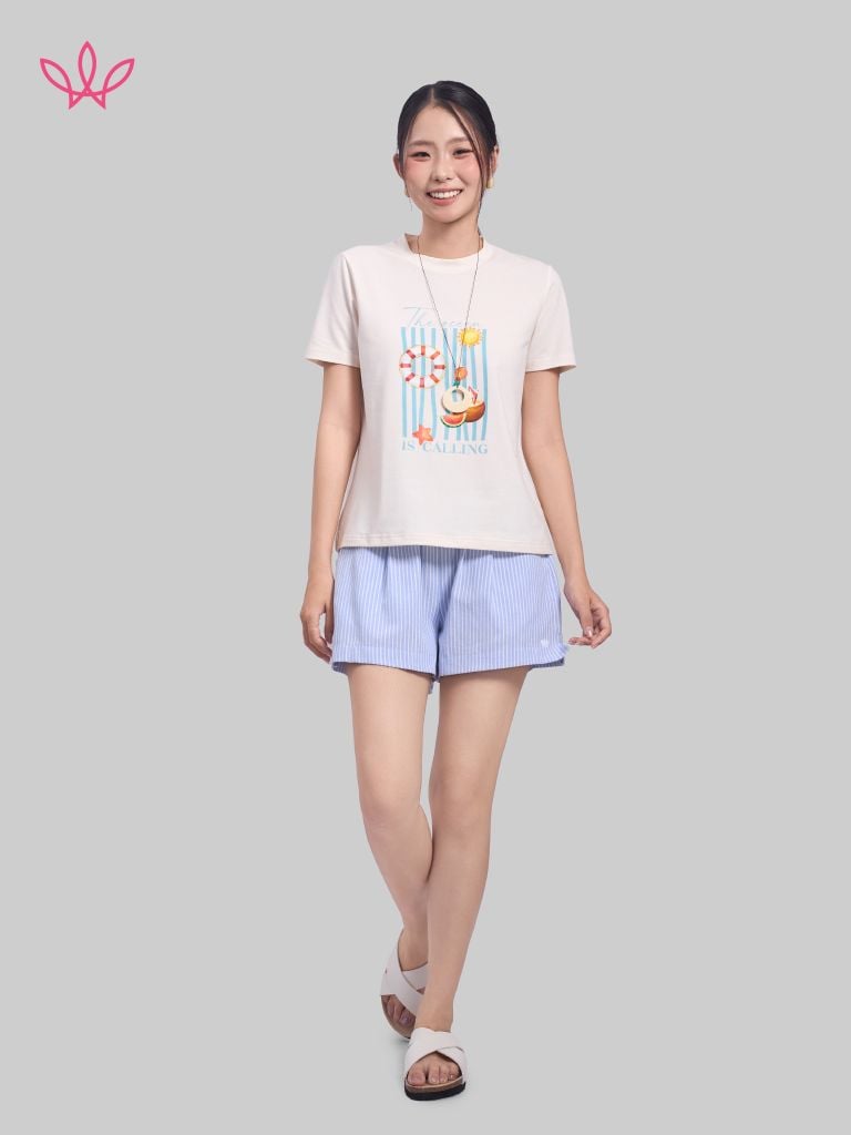 Áo WINNY cotton tay ngắn 180gsm 1HACT26011N