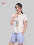  Áo WINNY cotton tay ngắn 180gsm 1HACT26011N 