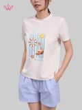 Áo WINNY cotton tay ngắn 180gsm 1HACT26011N 