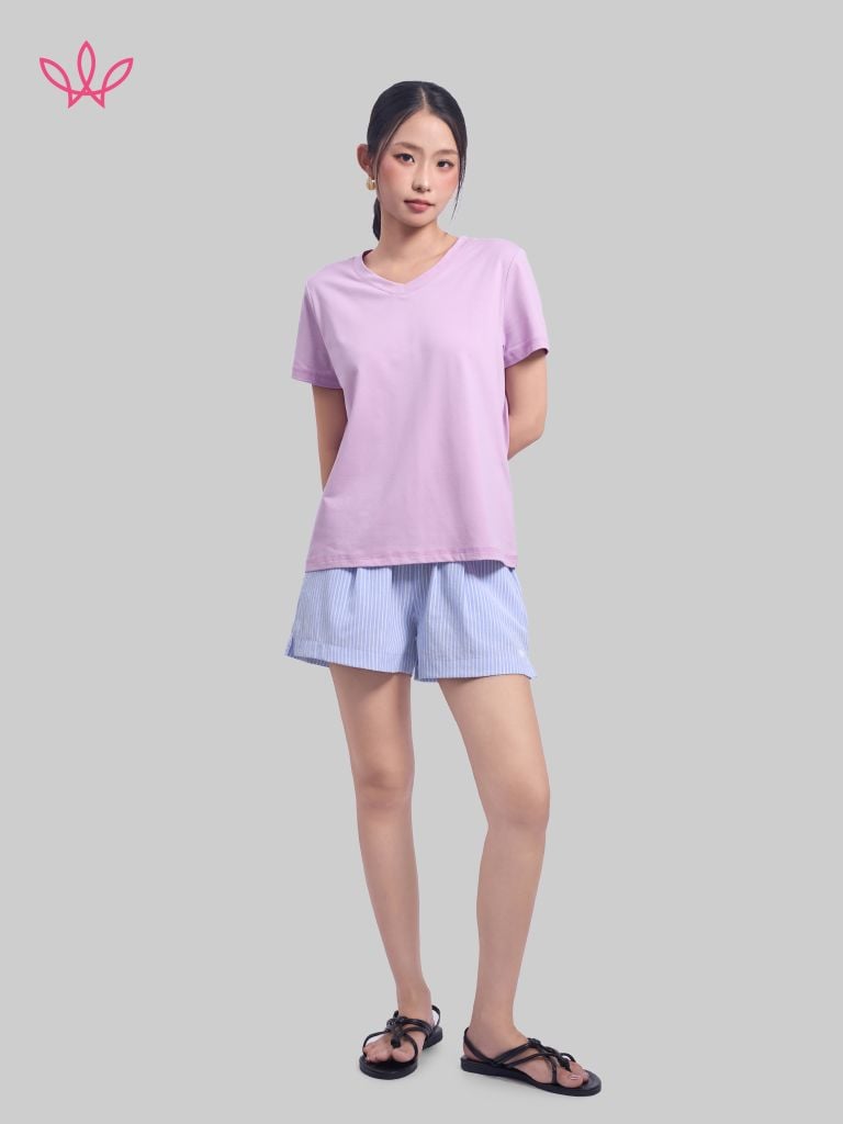 Áo WINNY cotton tay ngắn 180gsm 1HACT26007N