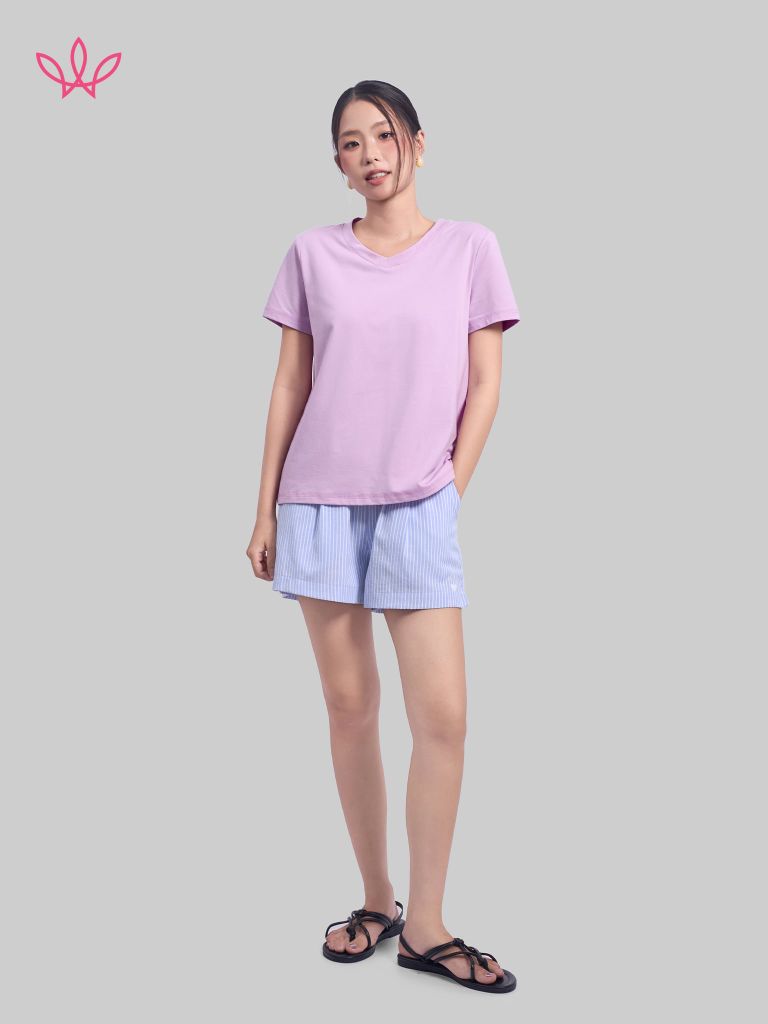 Áo WINNY cotton tay ngắn 180gsm 1HACT26007N