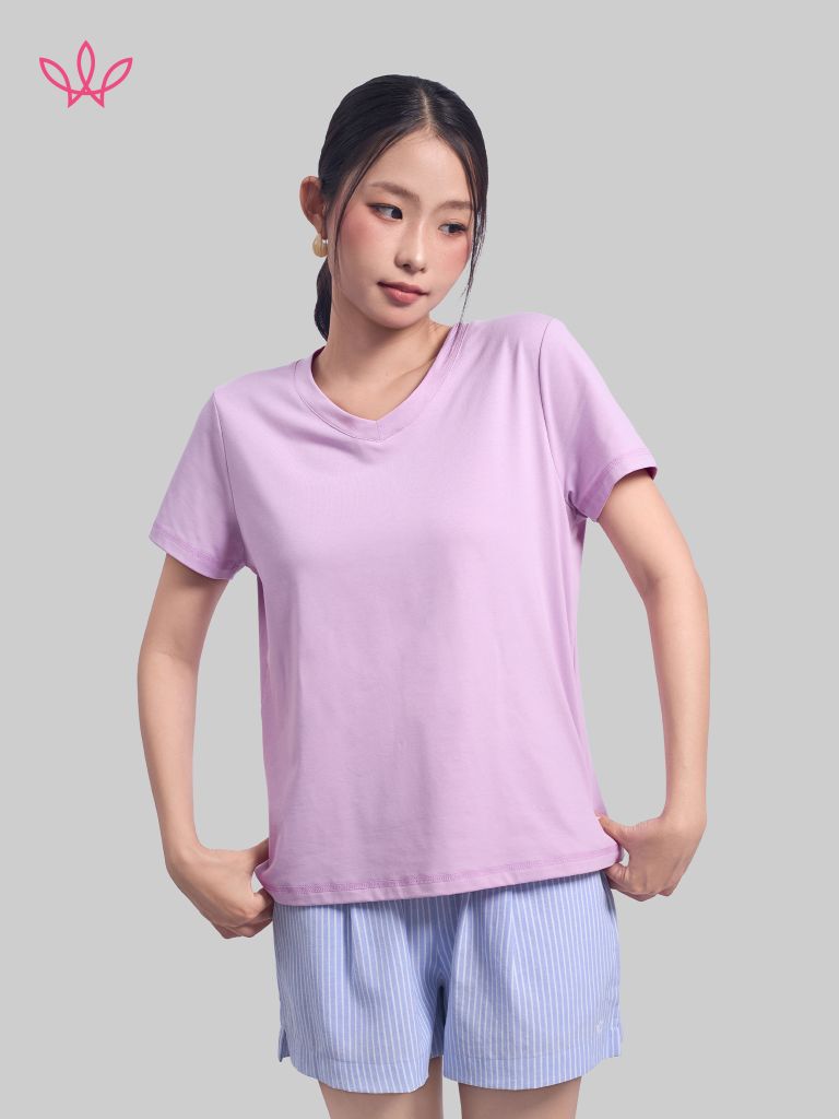 Áo WINNY cotton tay ngắn 180gsm 1HACT26007N
