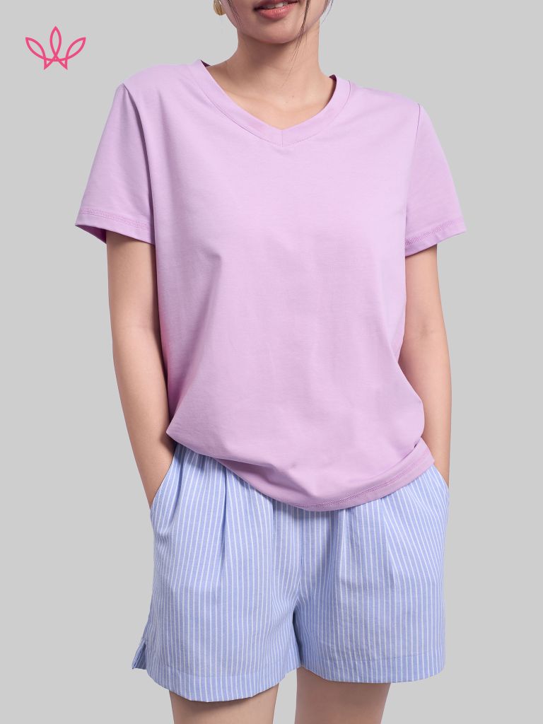 Áo WINNY cotton tay ngắn 180gsm 1HACT26007N