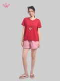  Áo WINNY cotton tay ngắn 180gsm 1HACT26007N 
