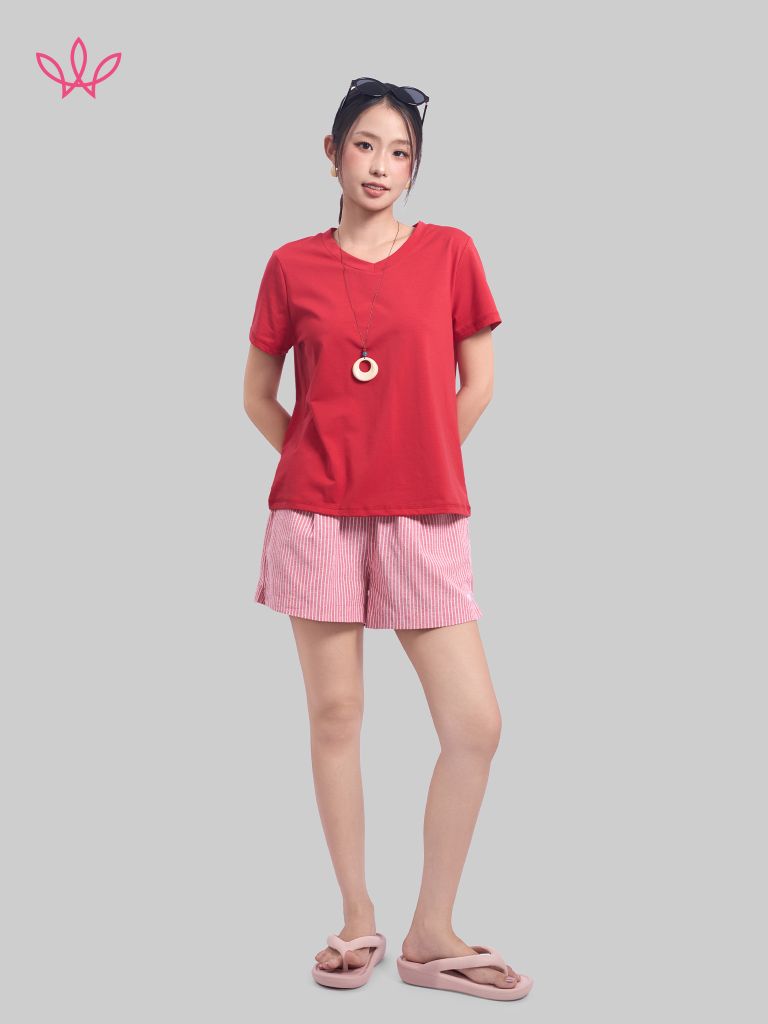 Áo WINNY cotton tay ngắn 180gsm 1HACT26007N
