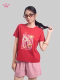  Áo WINNY cotton tay ngắn 180gsm 1HACT26011N 