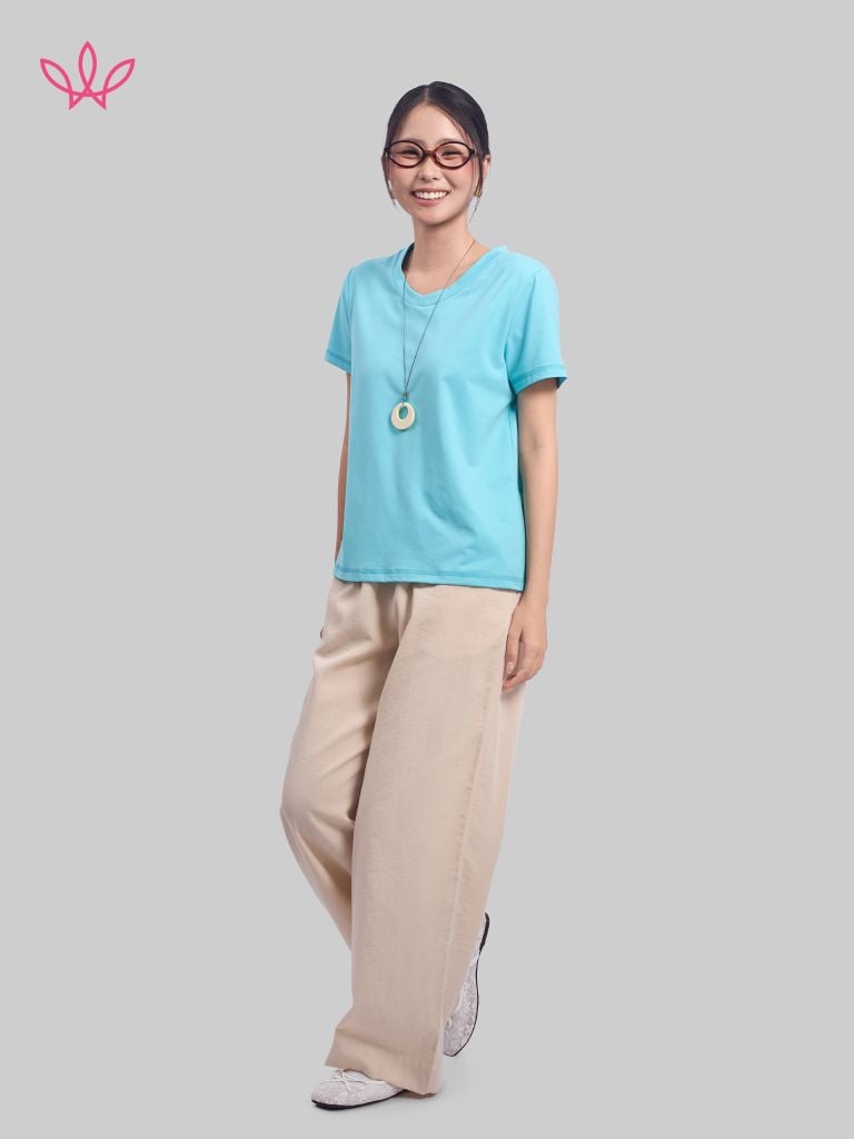 Áo WINNY cotton tay ngắn 180gsm 1HACT26007N